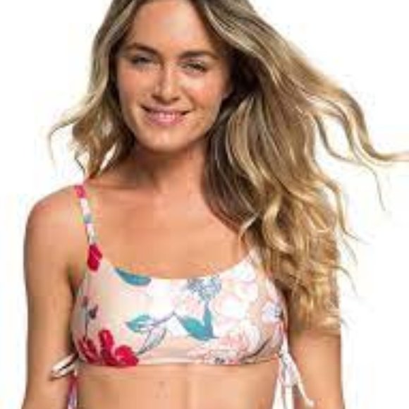 Roxy Other - Roxy Riding Moon Athletic Triangle Bikini Top Size Large NWT